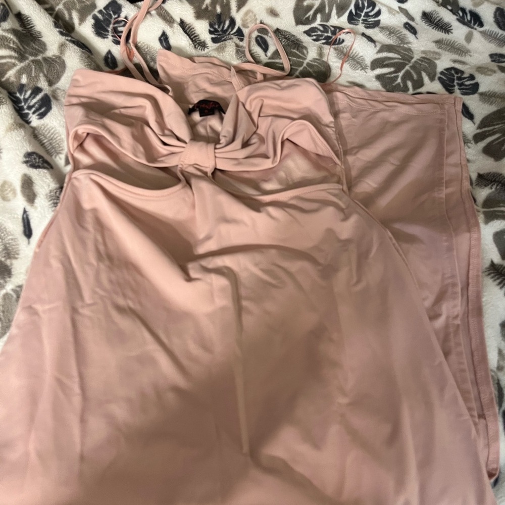 Sexy pink dress